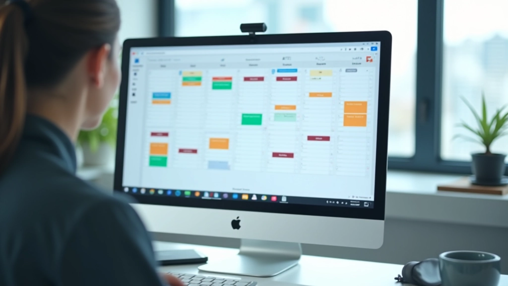 Calendar application interface showing multiple synchronized calendars