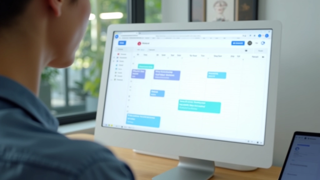 Google Calendar interface showing multiple colored calendars and event scheduling on desktop screen
