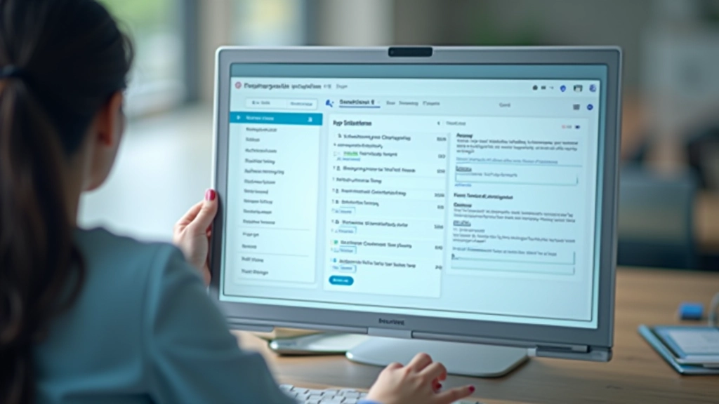 Task management software interface showing task lists and project organization